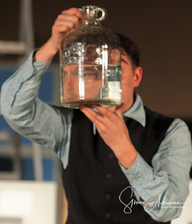Dr John Snow studying the cleaner water provided by Lambeth which came from Seething Wells.